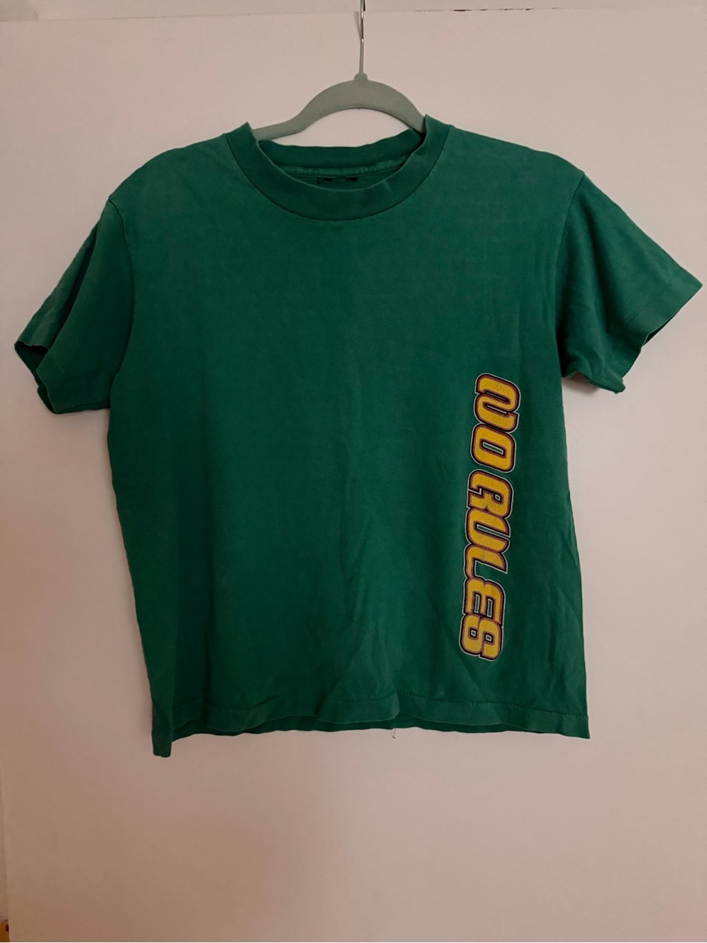 No Rules Green Graphic Tee